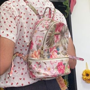 Flower Mini Backpack Purse